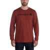 Carhartt 104107 Dearborn Relaxed Long Sleeve Logo T-Shirt