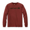 Carhartt 104107 Dearborn Relaxed Long Sleeve Logo T-Shirt