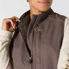 Carhartt 104224 Women's Washed Duck Mock Neck Gilet Bodywarmer