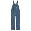 Carhartt 104672 Denim Bib Dungarees Darkstone / Waist 44" / Leg 34"