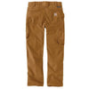 Carhartt 105074 Relaxed Straight Steel Rugged Flex Ripstop Double-Front Cargo Trousers Carhartt Brown / 34" Waist / 32" Leg