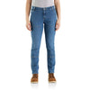 Carhartt 105110 Women's Rugged Flex Relaxed Fit Double Front Straight Jeans