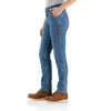 Carhartt 105110 Women's Rugged Flex Relaxed Fit Double Front Straight Jeans