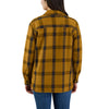 Carhartt 105576 Women's Loose Fit Heavyweight Twill Long-Sleeve Plaid Shirt