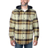 Carhartt 105938 Rugged Flex Relaxed Fit Flannel Fleece Lined Hooded Shirt Jac