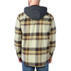 Carhartt 105938 Rugged Flex Relaxed Fit Flannel Fleece Lined Hooded Shirt Jac