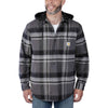 Carhartt 105938 Rugged Flex Relaxed Fit Flannel Fleece Lined Hooded Shirt Jac