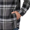 Carhartt 105938 Rugged Flex Relaxed Fit Flannel Fleece Lined Hooded Shirt Jac