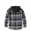 Carhartt 105938 Rugged Flex Relaxed Fit Flannel Fleece Lined Hooded Shirt Jac