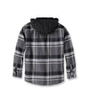 Carhartt 105938 Rugged Flex Relaxed Fit Flannel Fleece Lined Hooded Shirt Jac