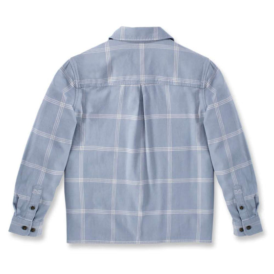 Carhartt 105989 Women's Rugged Flex Loose Fit Midweight Flannel Long-Sleeve Plaid Shirt