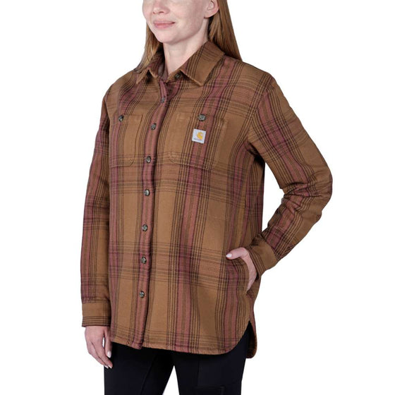 Carhartt 105991 Women's Loose Fit Heavyweight Twill Shirt Jac
