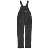 Carhartt 106001 Women's Loose Fit Canvas Bib Overall Black / XL