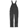 Carhartt 106001 Women's Loose Fit Canvas Bib Overall Black / XL