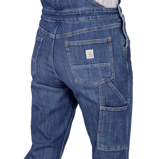 Carhartt 106002 Women's Rugged Flex Relaxed Fit Denim Bib Overall