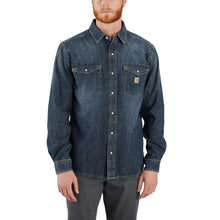  Carhartt 106429 Montana Relaxed Fit Midweight Denim Long-Sleeve Snap Front Shirt