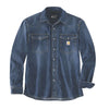 Carhartt 106429 Montana Relaxed Fit Midweight Denim Long-Sleeve Snap Front Shirt Wyatt / M