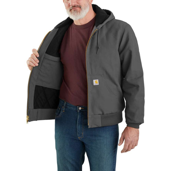 Carhartt 106673 J140 Loose Fit Firm Duck Insulated Flannel-Lined Active Jac