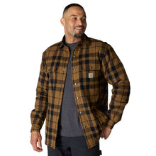  Carhartt 107017 Relaxed Fit Flannel Sherpa-Lined Shirt Jac