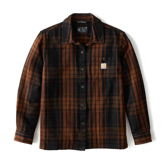 Carharrt 107136 Women's  Tncl Srs LseFit Twll Plaid Shrt