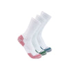 Carhartt SC2823 Women's Mid Weight Cotton Blend Crew Sock 3PK