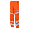 Pulsar Evolution EVO251 Orange Waterproof Over Trouser - Recycled Content