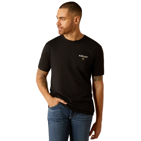 Ariat 10052018 American Rancher Short Sleeve T Shirt Black