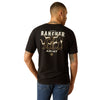 Ariat 10052018 American Rancher Short Sleeve T Shirt Black