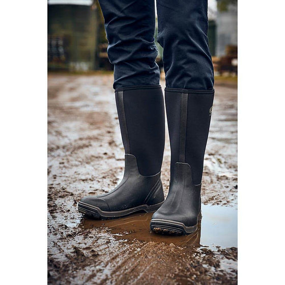 Grubs Frostline Neoprene Insulated Waterproof Wellington Boots BLACK / UK 9 / EU 43 - SHOWROOM MODEL