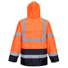 Portwest H443 Hi-Vis Contrast Classic Rain Jacket