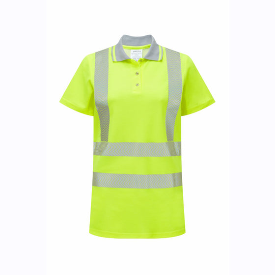 PULSAR® LIFE LFE950 / LFE951 Ladies Sustainable Hi-Vis Polo Shirt - Premium WOMENS OUTERWEAR from Pulsar - Just £20.99! Shop now at Workwear Nation Ltd