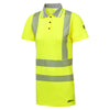 Pulsar Life LFE973 Women's Hi-Vis Short Sleeve Yellow Polo Shirt