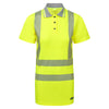 Pulsar Life LFE973 Women's Hi-Vis Short Sleeve Yellow Polo Shirt