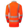 Pulsar Life LFE976 Women's Hi-Vis Long Sleeve Orange Polo Shirt