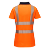 Portwest LW72 Women's Hi-Vis Cotton Comfort Pro Polo Shirt
