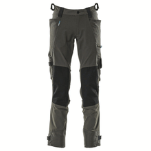  Mascot Adanced 17079 Water-Repellent Stretch Kneepad Work Trouser Grey Dark Anthracite / 27" Waist, 32" Leg