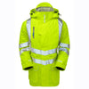 PULSAR P187 Hi-Vis Yellow Padded Waterproof Storm Coat - Premium HI-VIS JACKETS & COATS from PULSAR - Just $107.03! Shop now at Workwear Nation Ltd