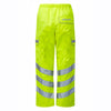 PULSAR P206 Sur-pantalon imperméable et respirant jaune haute visibilité - PANTALON IMPERMÉABLE haut de gamme de Pulsar - Juste 71,41 € ! Achetez maintenant chez Workwear Nation Ltd