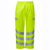 PULSAR P206  Hi-Vis Yellow Waterproof Breathable Over Trouser - Premium WATERPROOF TROUSERS from Pulsar - Just $64.24! Shop now at Workwear Nation Ltd