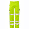 Pantalon de combat jaune haute visibilité PULSAR P346 - PANTALON HAUTE VISIBILITÉ haut de gamme de Pulsar - Juste 40,90 € ! Achetez maintenant chez Workwear Nation Ltd