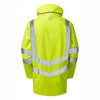 PULSAR P421 Hi-Vis Yellow Mesh Lined Waterproof Breathable Storm Coat - Premium HI-VIS JACKETS & COATS from Pulsar - Just $100.08! Shop now at Workwear Nation Ltd