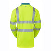 PULSAR P458 Hi-Vis Yellow Cut Resistant Sleeve Polo Shirt - Premium HI-VIS T-SHIRTS from Pulsar - Just $81.77! Shop now at Workwear Nation Ltd