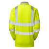 Pulsar Protect P458R Long Sleeve Hi-Vis Polo Shirt Yellow - Recycled Content