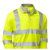 Pulsar Protect P458R Long Sleeve Hi-Vis Polo Shirt Yellow - Recycled Content