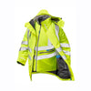 PULSAR P487 Hi-Vis Yellow 7-in-1 Waterproof Storm Coat - Premium HI-VIS JACKETS & COATS from Pulsar - Just $162.66! Shop now at Workwear Nation Ltd