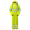 Pulsar Protect P522R Waterproof Mesh-Lined Coverall Yellow - Recycled Content