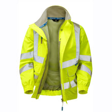  PULSAR P533 Hi-Vis Yellow Mesh Lined Waterproof Bomber Jacket - Premium HI-VIS JACKETS & COATS from Pulsar - Just £63.51! Shop now at Workwear Nation Ltd