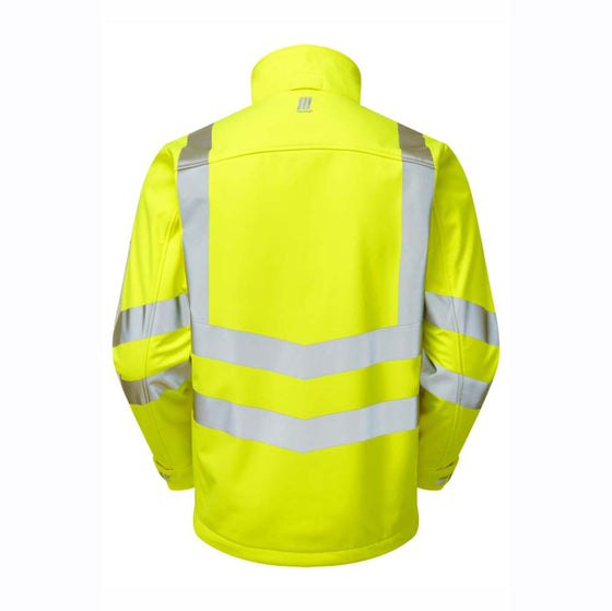PULSAR P534 Hi-Vis Yellow Interactive Softshell Jacket - Premium HI-VIS JACKETS & COATS from Pulsar - Just £58.16! Shop now at Workwear Nation Ltd
