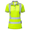 Pulsar protect P700R Women's Hi-Vis Yellow Polo Shirt