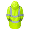 PULSAR P704 Ladies Hi-Vis Yellow Storm Coat - Premium HI-VIS JACKETS & COATS from Pulsar - Just $116.86! Shop now at Workwear Nation Ltd